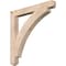 Ekena Millwork Thorton Craftsman Smooth Bracket, Douglas Fir, 3 1/2"W x 32"D x 32"H BKT04X32X32THR04SDF - alternate 1